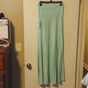 NWT LuLaRoe maxi skirt mint green XS
